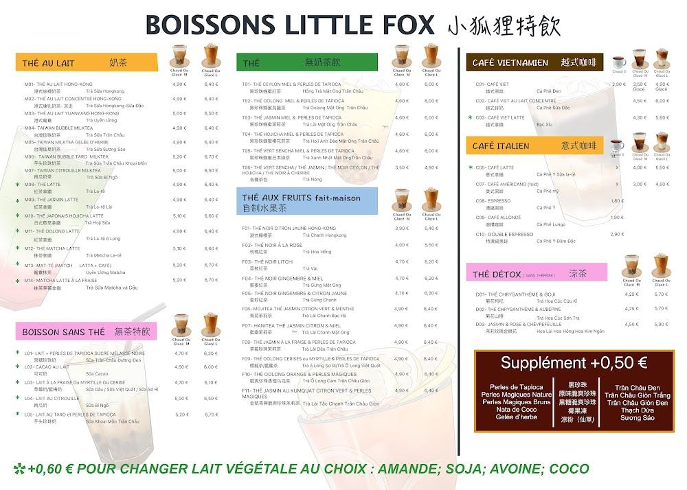 Little Fox Café - Menu Image 4